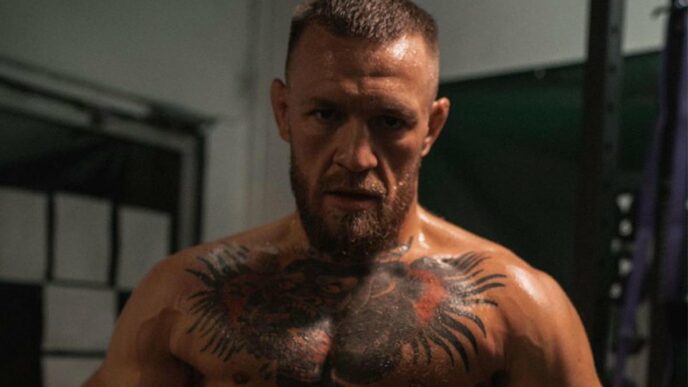 Conor McGregor training UFC