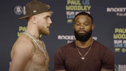 Tyron Woodley Jake Paul Conference de Presse