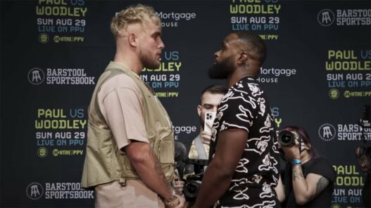 Tyron Woodley Jake Paul boxe
