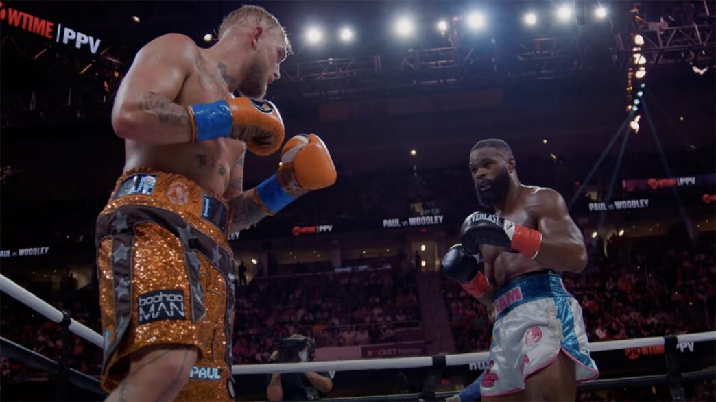 Jake Paul Tyron Woodley Boxe