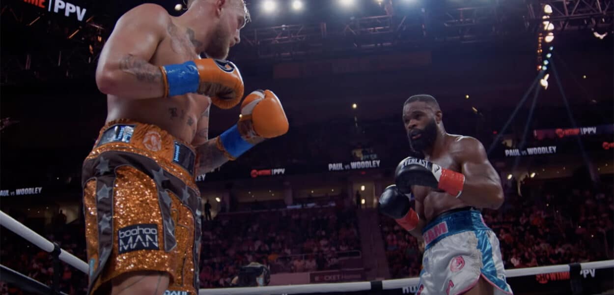 Jake Paul Tyron Woodley Boxe