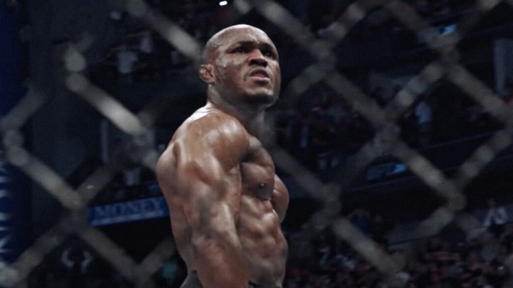 Kamaru Usman UFC celebration