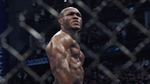 Kamaru Usman UFC celebration