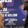 Tyson Fury Deontay Wilder face a face