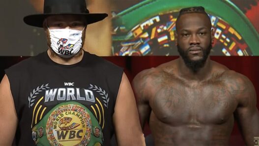 Tyson Fury Deontay Wilder pesee