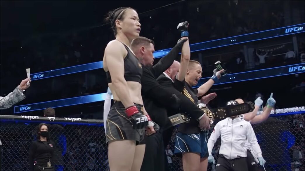 Weili Zhang Rose Namajunas