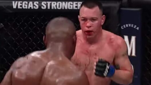 Colby Covington fracture machoire