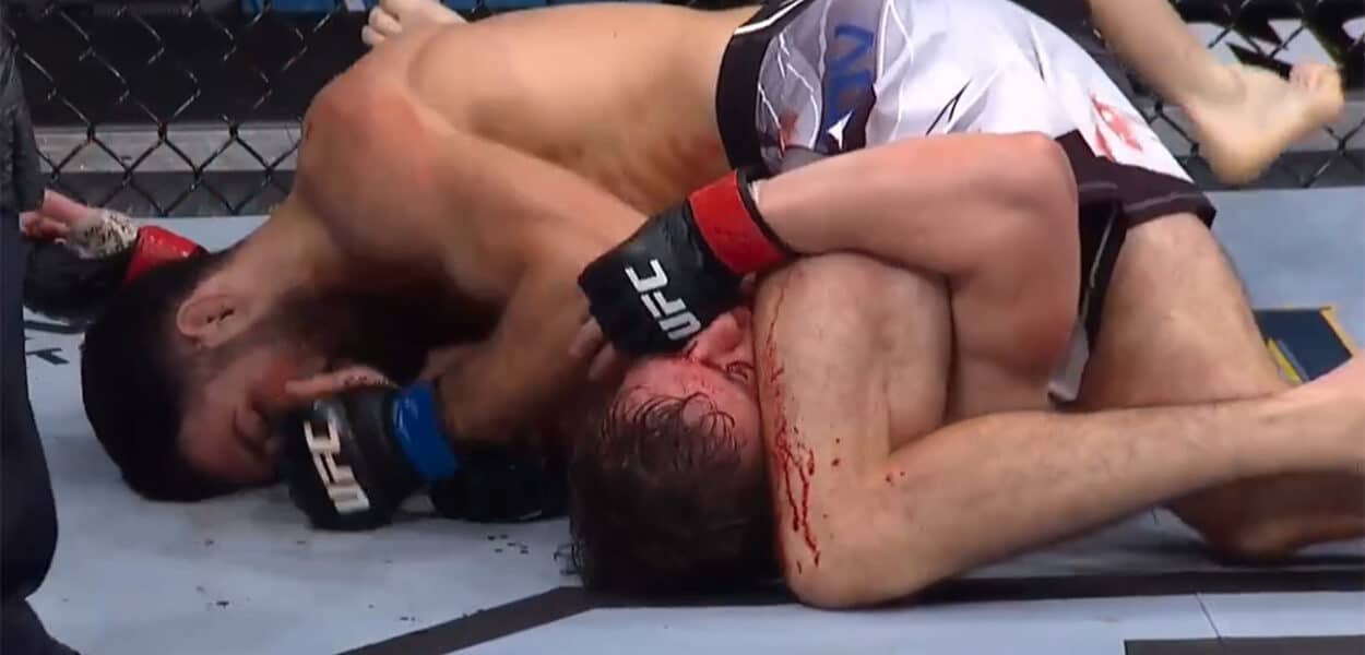Nassourdine Imavov TKO Edmen Shahbazyan TKO UFC 268