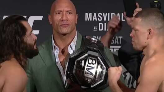 Dwayne Johnson The Rock Partenariat UFC