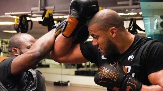ciryl gane maintenir la distance ngannou