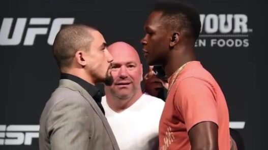 Robert Whittaker avant Israel Adesanya