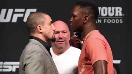 Robert Whittaker avant Israel Adesanya