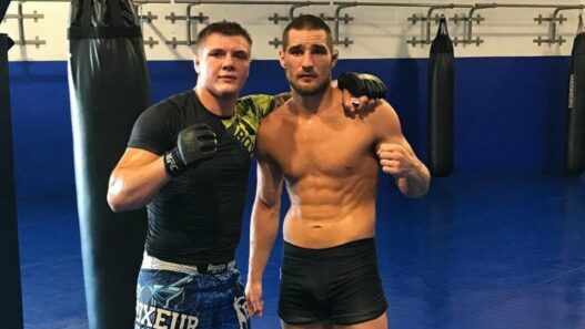 Sparring Sean Strickland