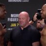 UFC 270 Ciryl Gane Francis Ngannou face off