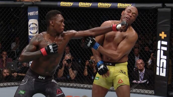 Anderson Silva Israel Adesanya UFC 234
