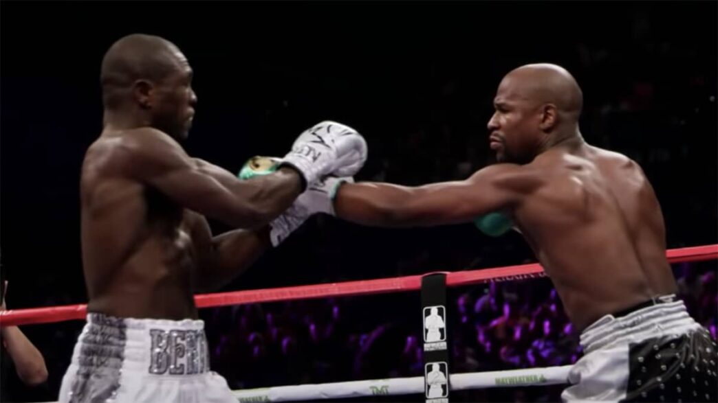 Floyd Mayweather jab