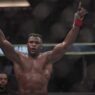 Francis Ngannou celebration UFC 270