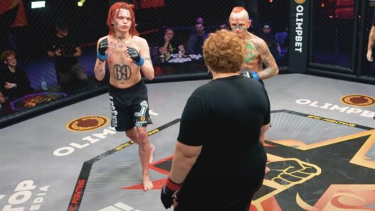 Une femme affronte un grand-père de 75 ans et son petit fils en 2 vs 1