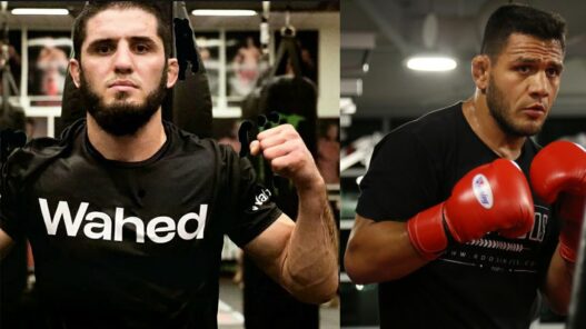 Islam Makhachev Rafael dos Anjos short notice
