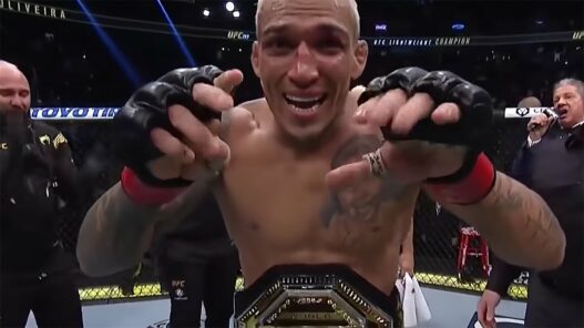 charles oliveira se tester face &agrave; justin gaethje