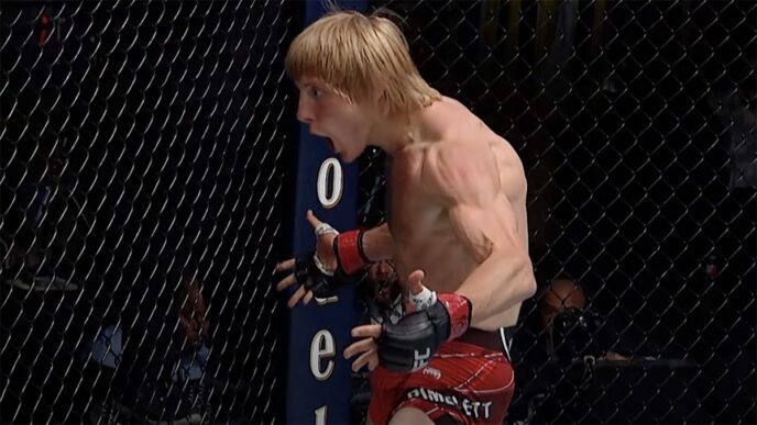 Paddy Pimblett celebration