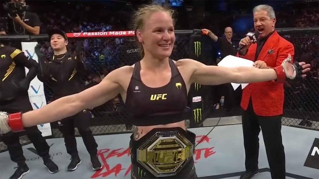 Valentina Shevchenko satisfaite blessure