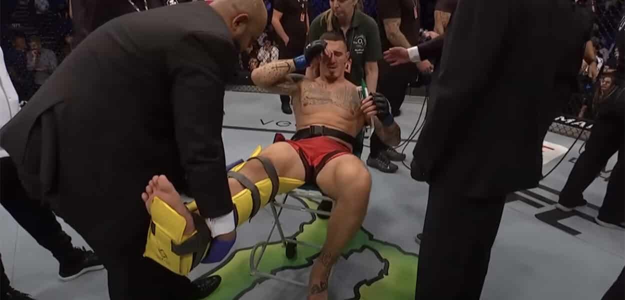 Tom Aspinall Curtis Blaydes UFC Londres blessure