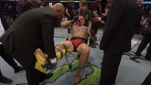 Tom Aspinall Curtis Blaydes UFC Londres blessure