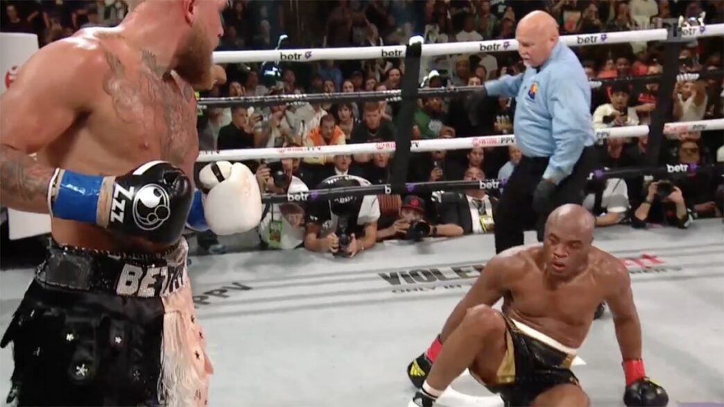 Anderson Silva Jake Paul
