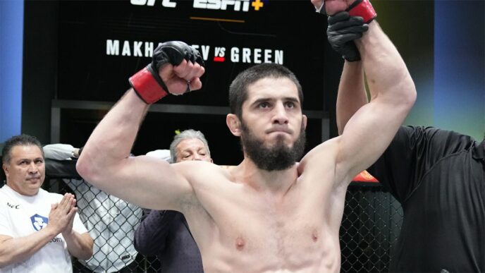 islam makhachev blessure