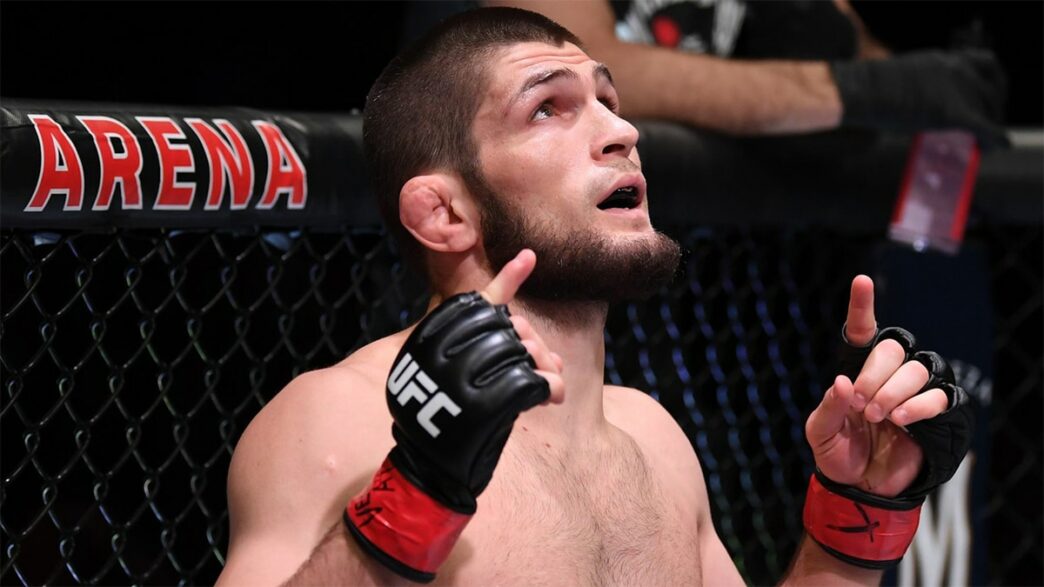 khabib 4 combats UFC