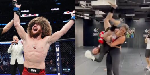 ufc soulever kickboxeuse