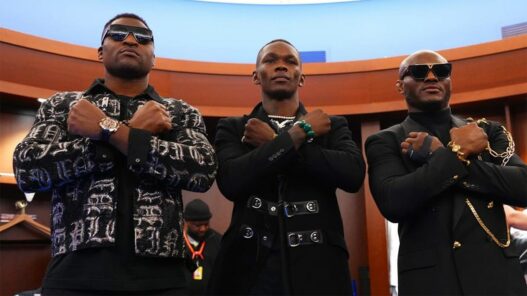 hommage adesanya ngannou