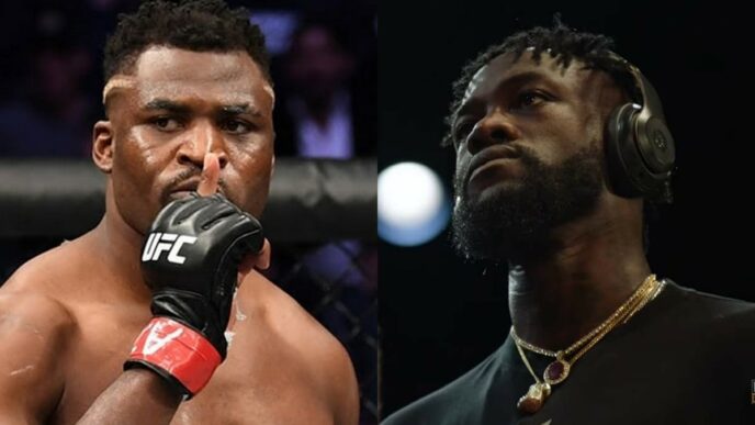 Francis Ngannou Deontay Wilder