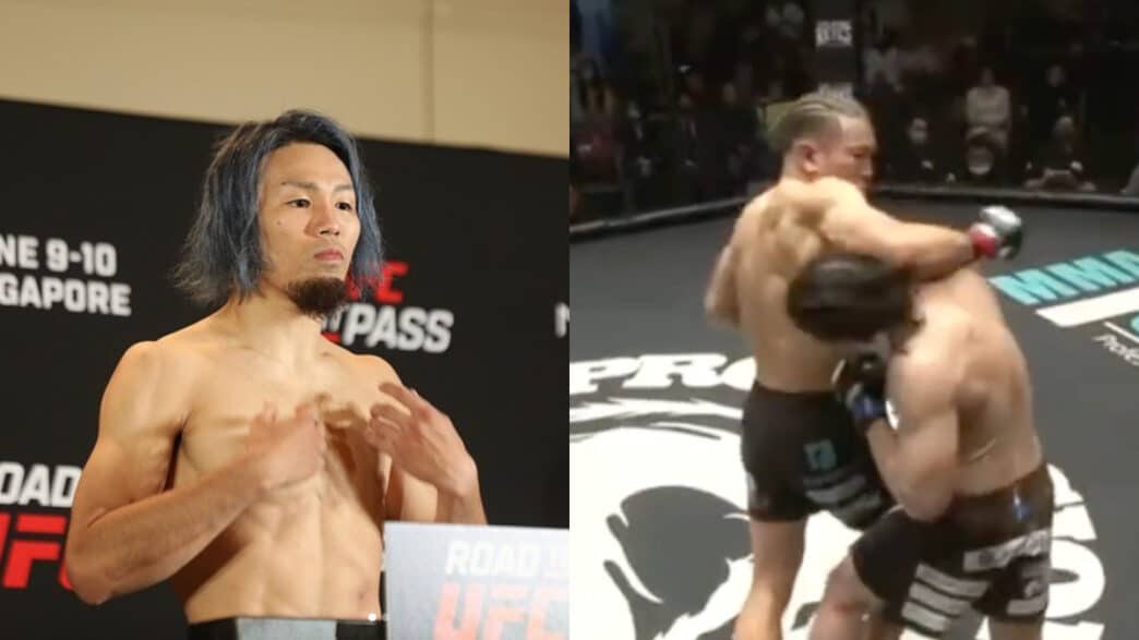 KO violent coude retourné