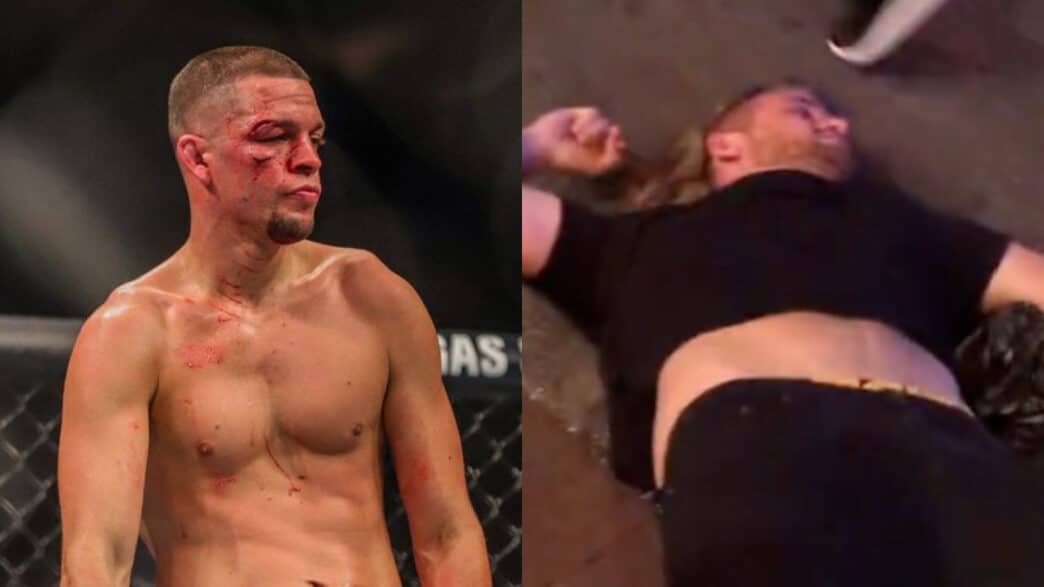 nate diaz recherché police