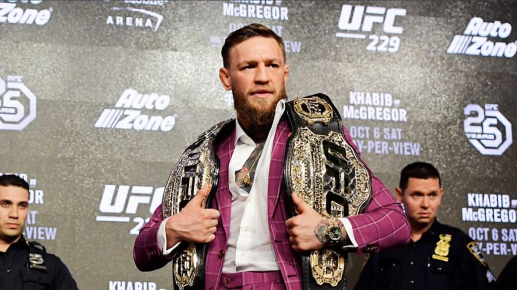 conord mcgregor record ufc
