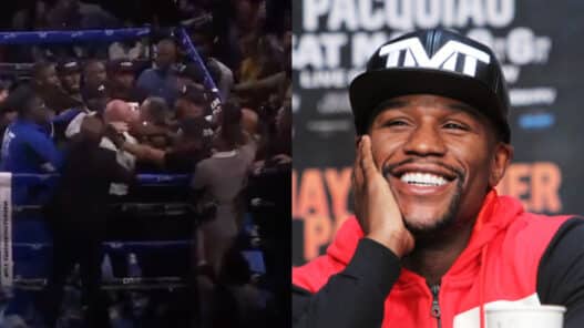 mayweather bagarre générale
