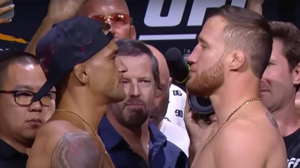 dustin poirier sang tripes