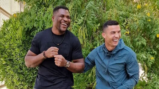 ngannou impressionné cristiano ronaldo