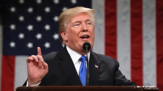 trump commentateur chèque