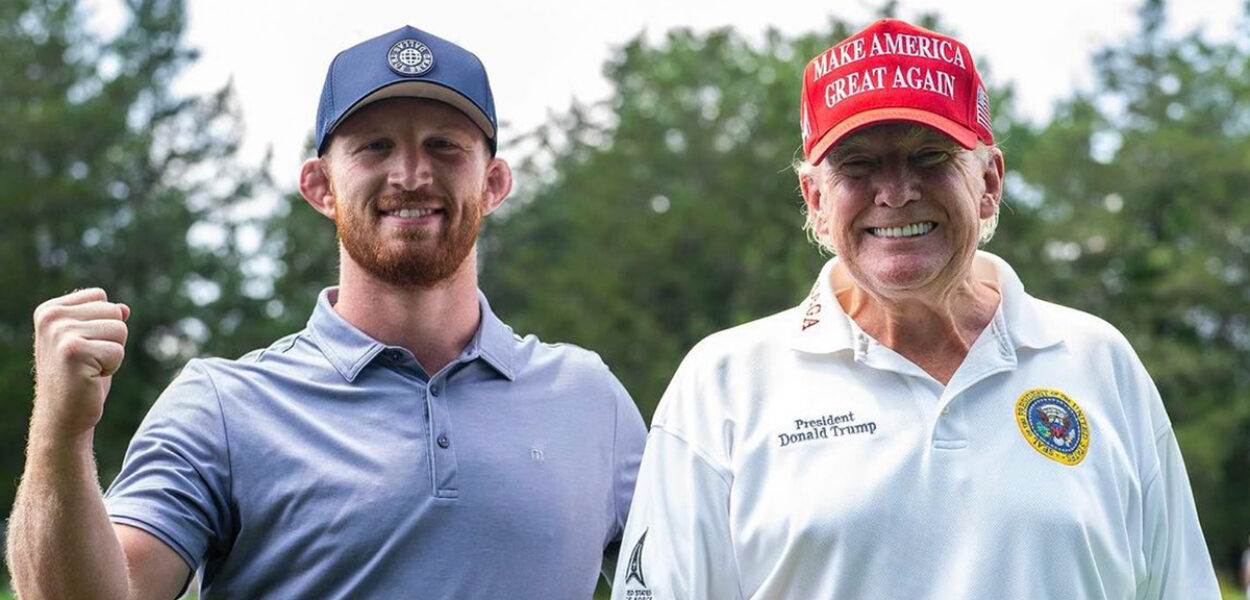 bo nickal golf donald trump