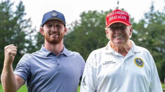 bo nickal golf donald trump