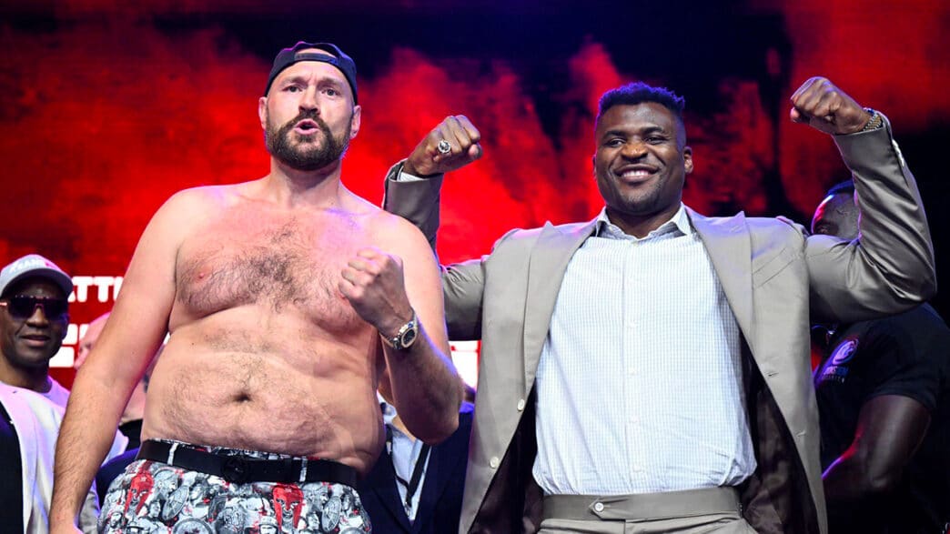 fury vs ngannou face a face