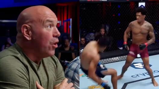 ko brutal choqué dana white