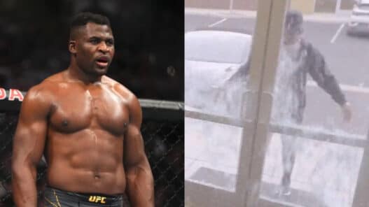 francis ngannou explose magasin