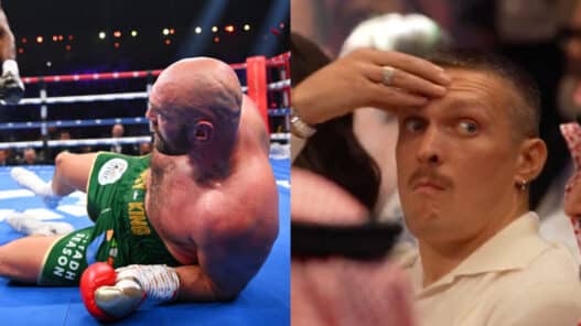 usyk knockdown ngannou