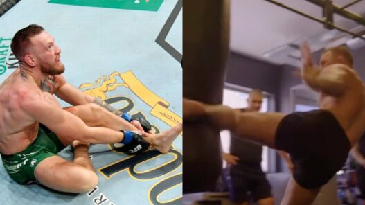 conor mcgregor jambe rétablie