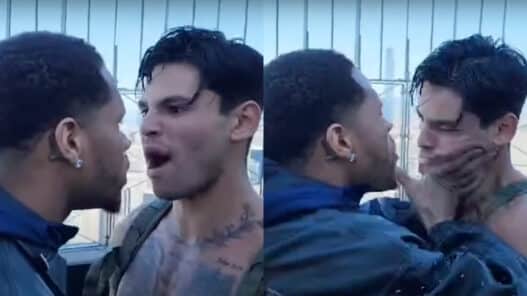 ryan garcia haney en viennent aux mains