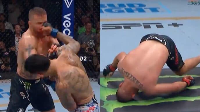 ufc 300 holloway gaethje ko